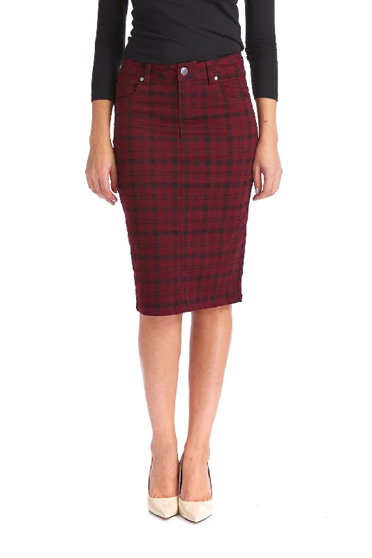 Esteez MELROSE Skirt - Pencil Jean Skirt for WOMEN corduroy skirt cozy